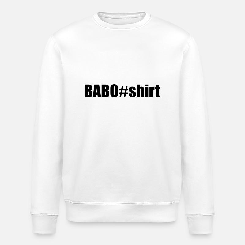 Baboshirt - Stanley/Stella Unisex Bio-Sweatshirt ROLLER - Weiß