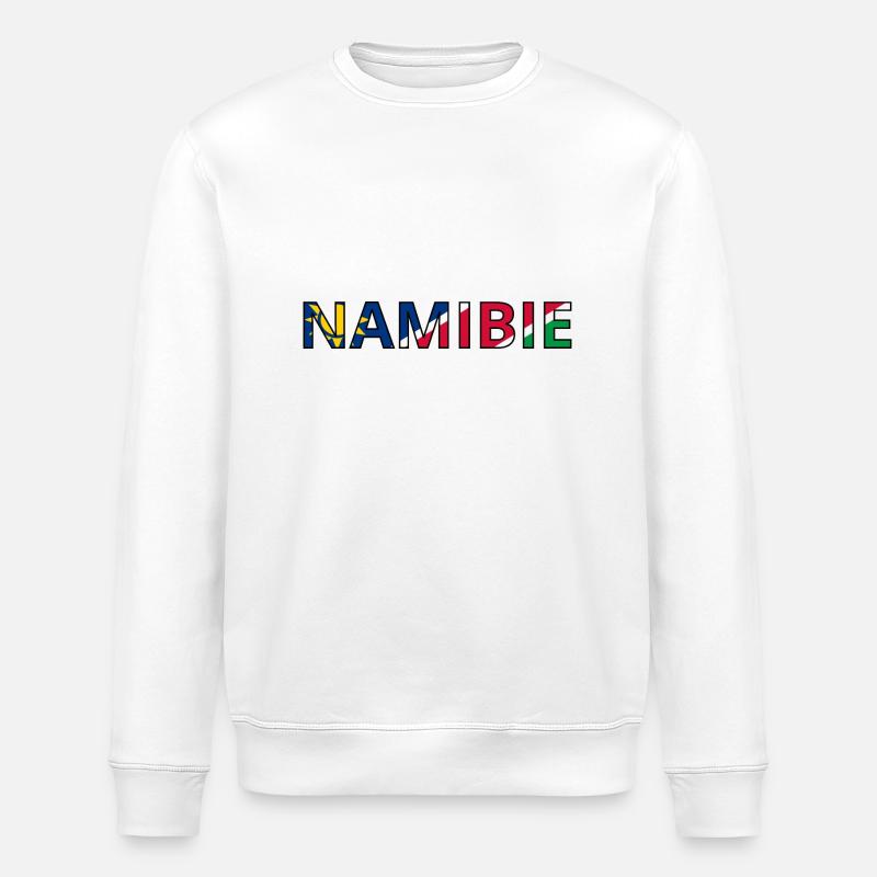 Drapeau Namibie - Sweat bio ROLLER Stanley/Stella Unisexe - blanc