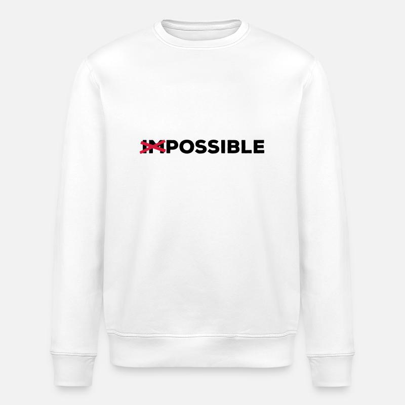 Possible possible feasible solution - Stanley/Stella ROLLER Unisex Organic Sweatshirt - white