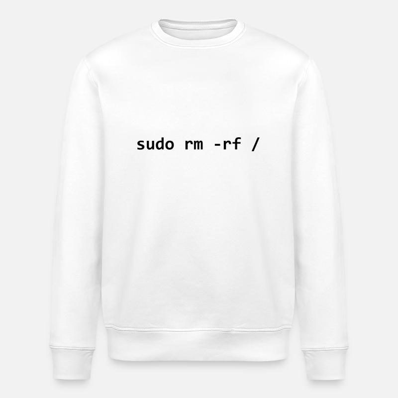 sudo rm rf - Stanley/Stella Unisex Bio-Sweatshirt ROLLER - Weiß