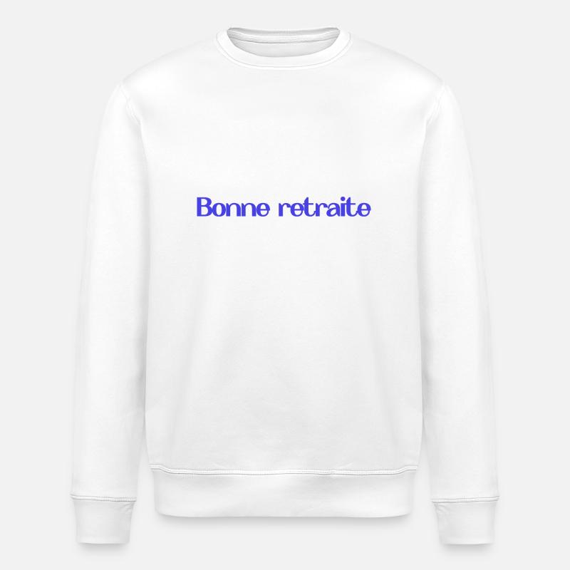 RETIREMENT. RETIREMENT. RETIRED. RETIREMENT - Stanley/Stella ROLLER Unisex Organic Sweatshirt - white