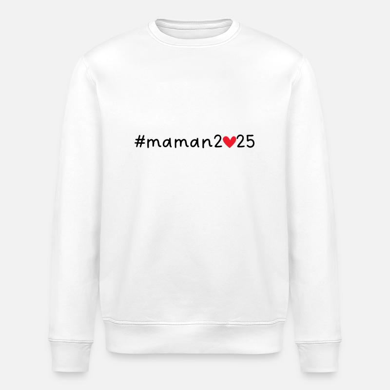 Maman 2025 - Sweat bio ROLLER Stanley/Stella Unisexe - blanc