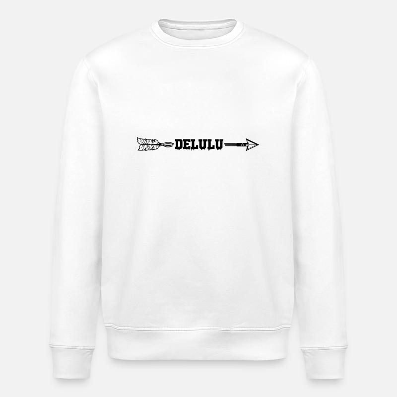 Flèche de Delulu - Sweat bio ROLLER Stanley/Stella Unisexe - blanc