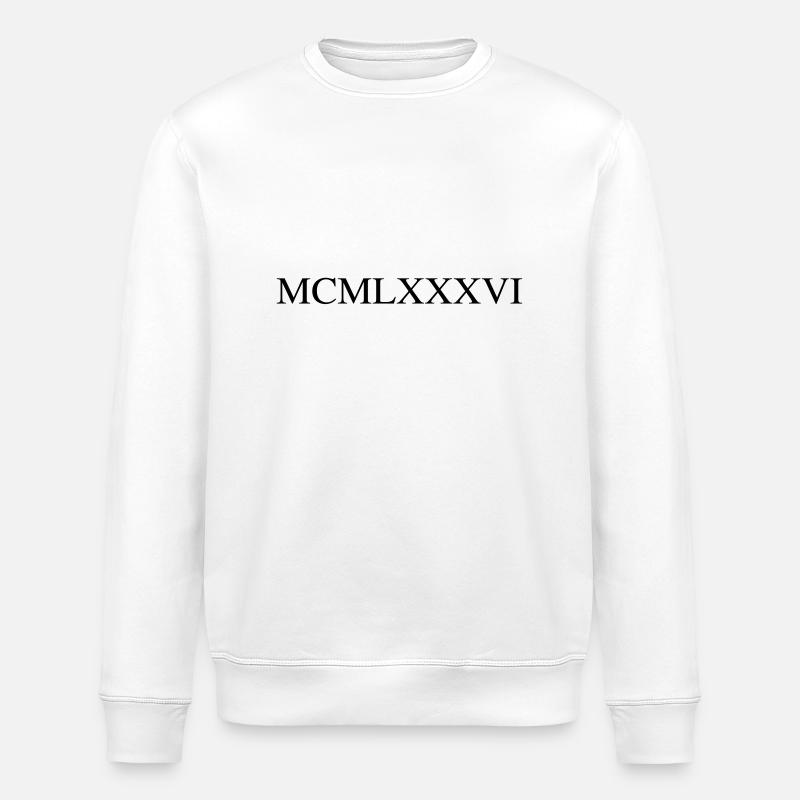 1986 - Stanley/Stella Unisex Bio-Sweatshirt ROLLER - Weiß