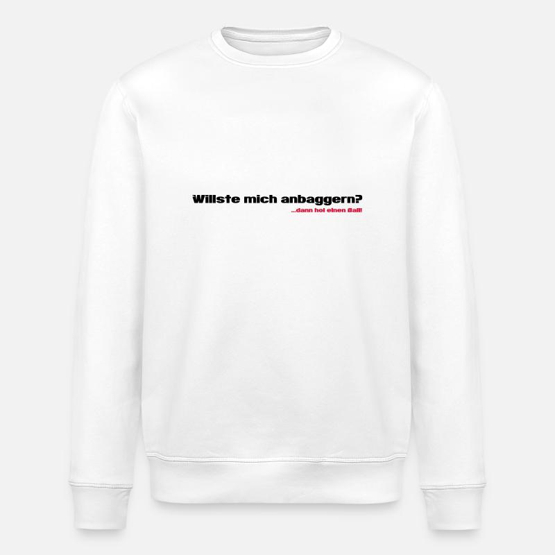 Anbaggern - Stanley/Stella Unisex Bio-Sweatshirt ROLLER - Weiß