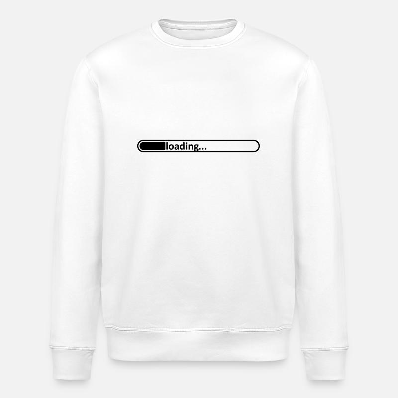 Loading bar / / loading / / / / Load loads / / - Stanley/Stella ROLLER Unisex Organic Sweatshirt - white