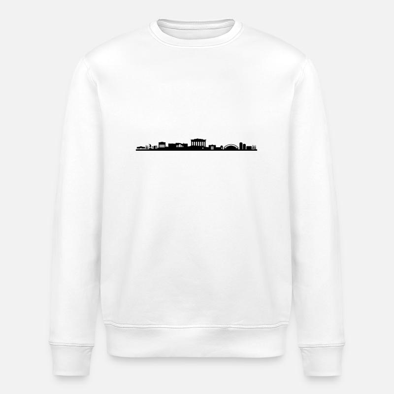 Skyline - Athen - Stanley/Stella Unisex Bio-Sweatshirt ROLLER - Weiß