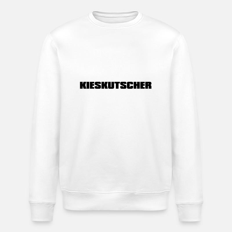 Kieskutscher, Kiesfahrer - Stanley/Stella Unisex Bio-Sweatshirt ROLLER - Weiß