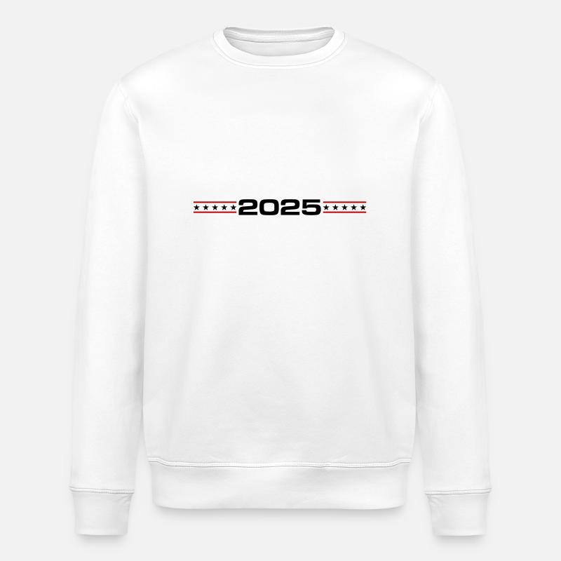 2025 Jahr - Stanley/Stella Unisex Bio-Sweatshirt ROLLER - Weiß