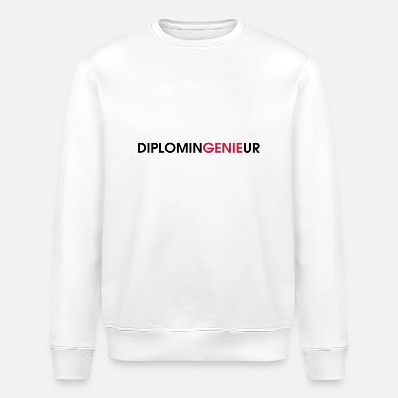 Engineer - Stanley/Stella ROLLER Unisex Organic Sweatshirt - white