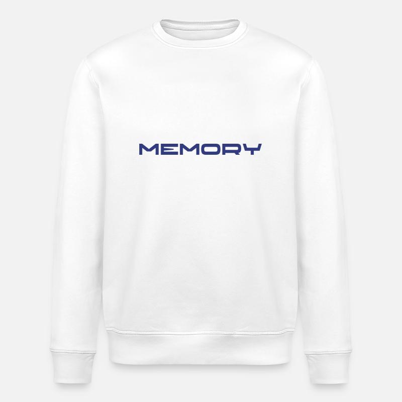 Cool message - Stanley/Stella ROLLER Unisex Organic Sweatshirt - white