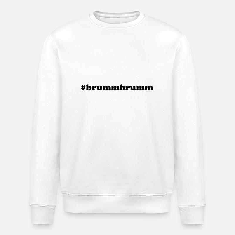 brummbrumm - Stanley/Stella Unisex Bio-Sweatshirt ROLLER - Weiß