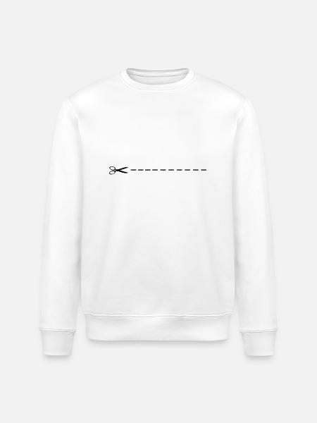 Schere - Stanley/Stella Unisex Bio-Sweatshirt ROLLER - Weiß