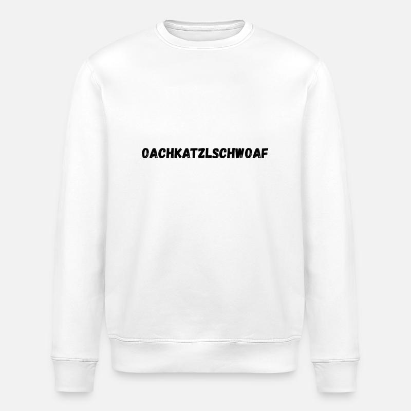 Oachkatzlschwoaf - Stanley/Stella Unisex Bio-Sweatshirt ROLLER - Weiß