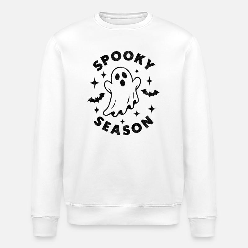 Saison effrayante - Sweat bio ROLLER Stanley/Stella Unisexe - blanc