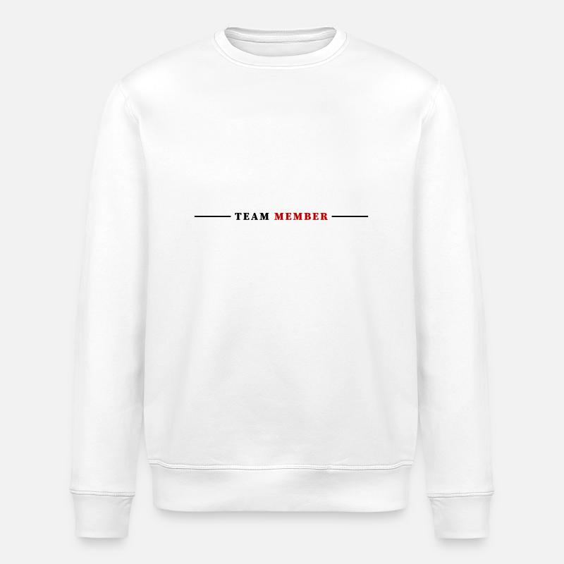 Team Mitglied - Stanley/Stella Unisex Bio-Sweatshirt ROLLER - Weiß