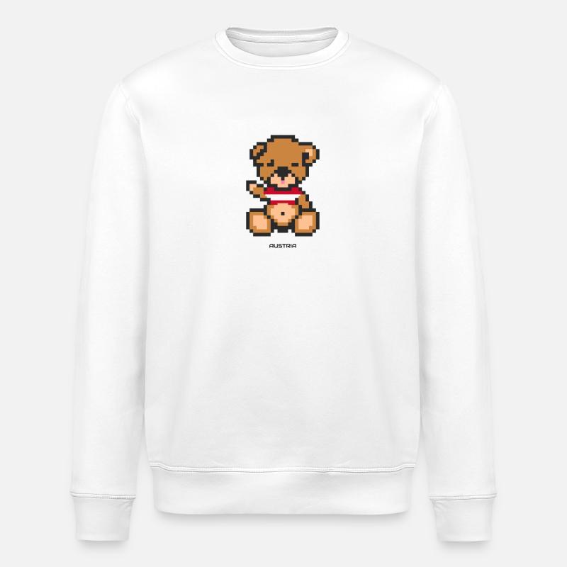 Pixel Bear Austria - Sweat bio ROLLER Stanley/Stella Unisexe - blanc