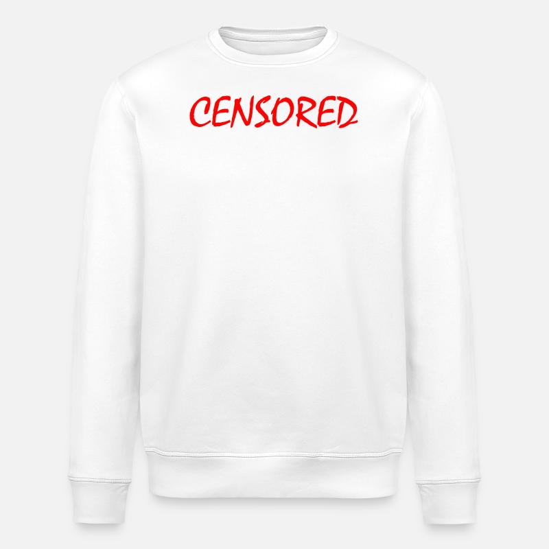 censored - Stanley/Stella Unisex Bio-Sweatshirt ROLLER - Weiß