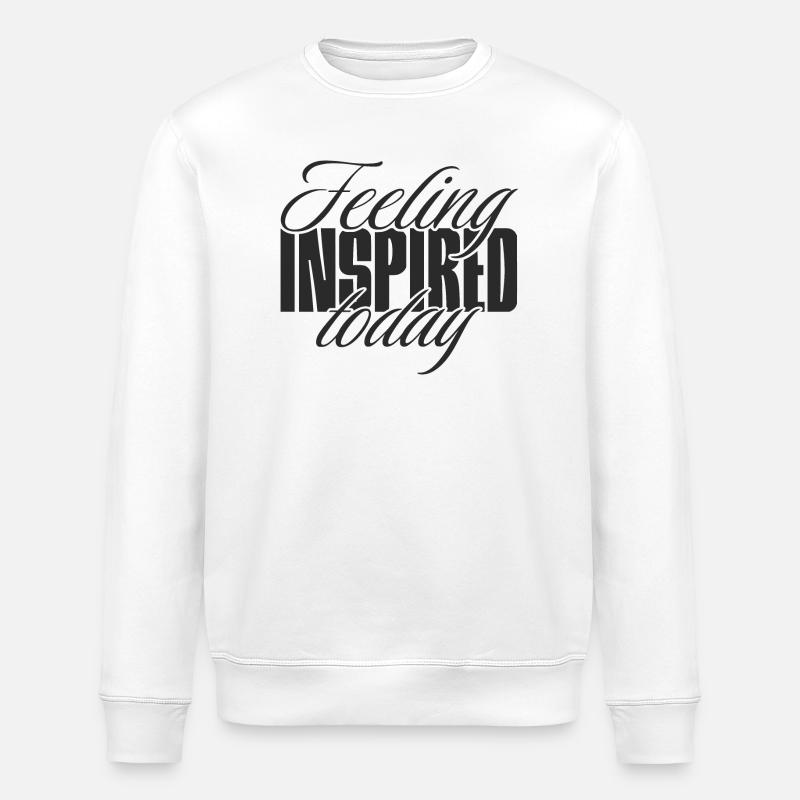 Feeling inspired today - Stanley/Stella Unisex Bio-Sweatshirt ROLLER - Weiß