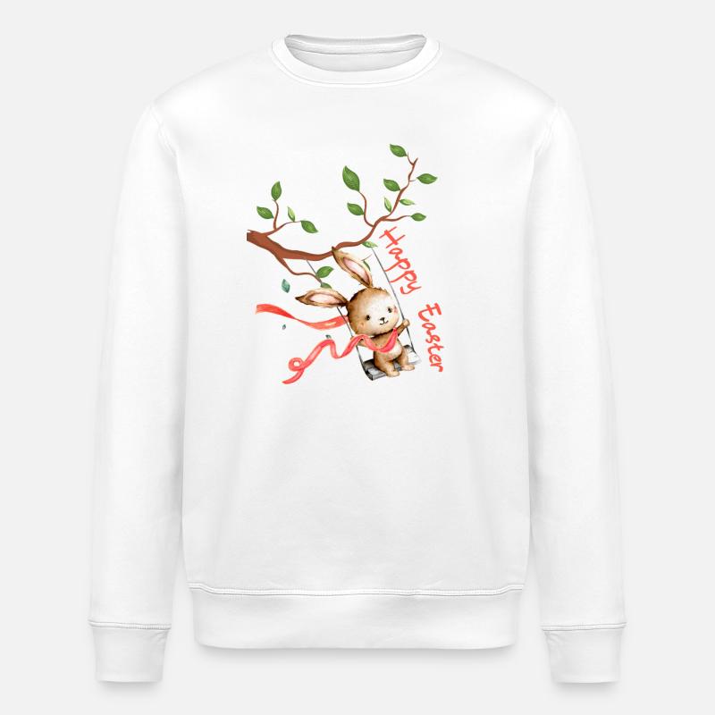 Easter Bunny - Stanley/Stella Unisex Bio-Sweatshirt ROLLER - Weiß