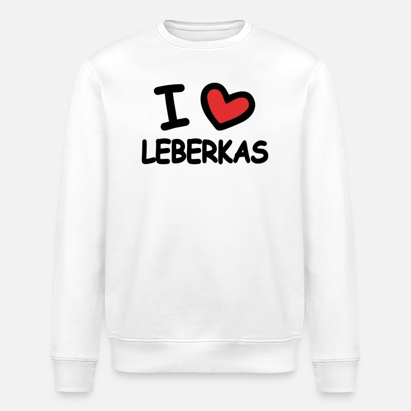 J’adore Leberkas - Sweat bio ROLLER Stanley/Stella Unisexe - blanc