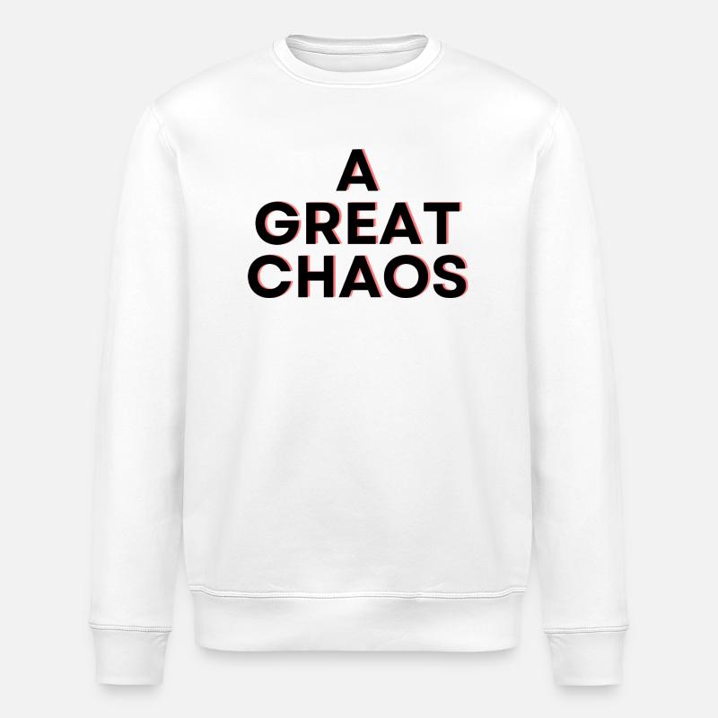 A Great Chaos - Stanley/Stella Unisex Bio-Sweatshirt ROLLER - Weiß