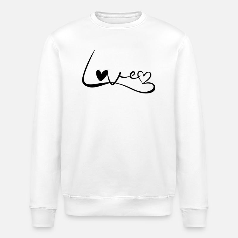 Police d’amour - Sweat bio ROLLER Stanley/Stella Unisexe - blanc