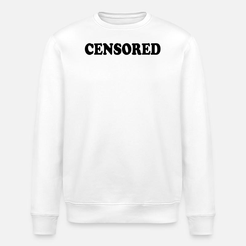 censored - Stanley/Stella Unisex Bio-Sweatshirt ROLLER - Weiß