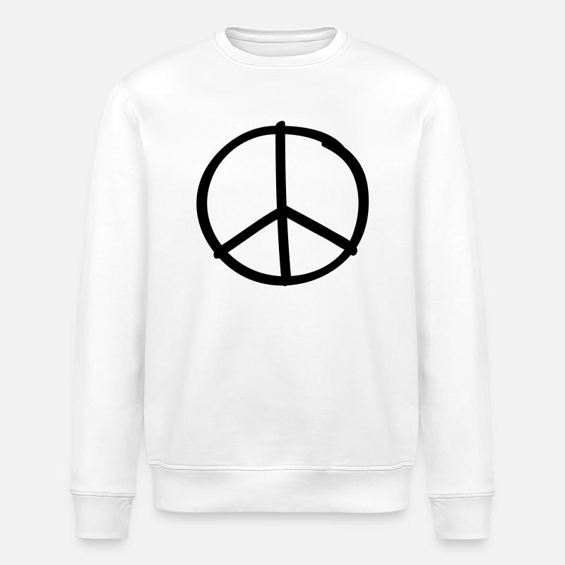 peace__f1 - Sweat bio ROLLER Stanley/Stella Unisexe - blanc
