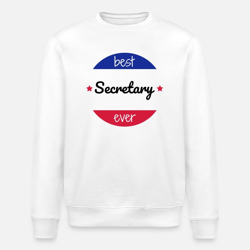 Sekretärin / Sekretariat / Assistenten / Manager - Stanley/Stella Unisex Bio-Sweatshirt ROLLER - Weiß