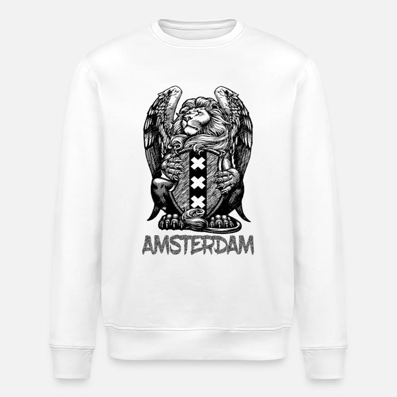 Löwe Amsterdam - Stanley/Stella Unisex Bio-Sweatshirt ROLLER - Weiß