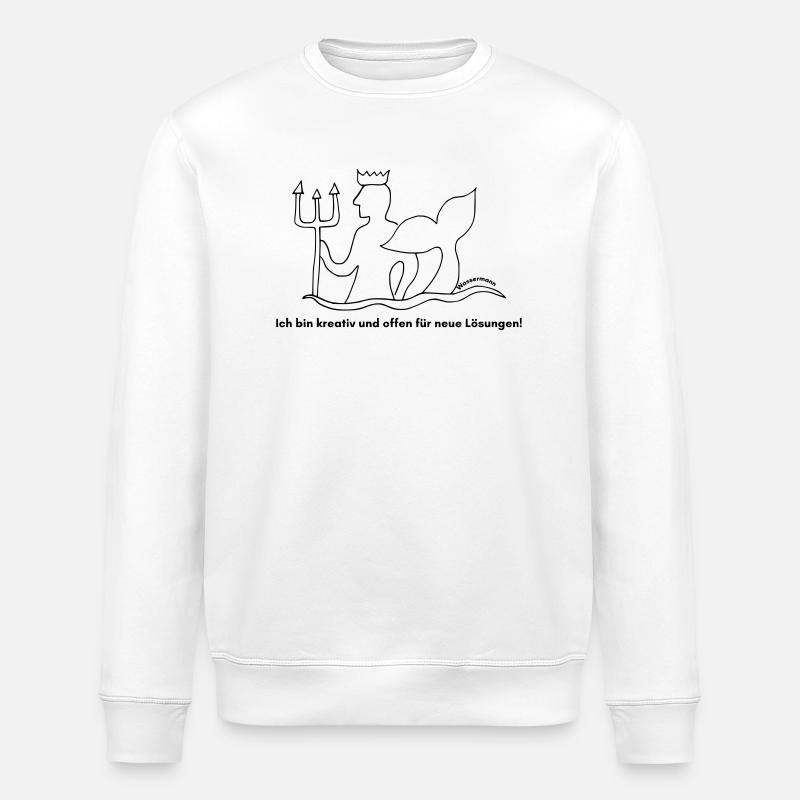 Sternzeichen Wassermann - Stanley/Stella Unisex Bio-Sweatshirt ROLLER - Weiß