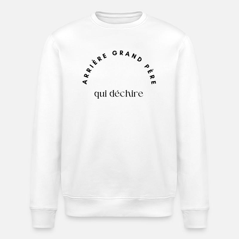 Urgroßvater, der rockt - Stanley/Stella Unisex Bio-Sweatshirt ROLLER - Weiß