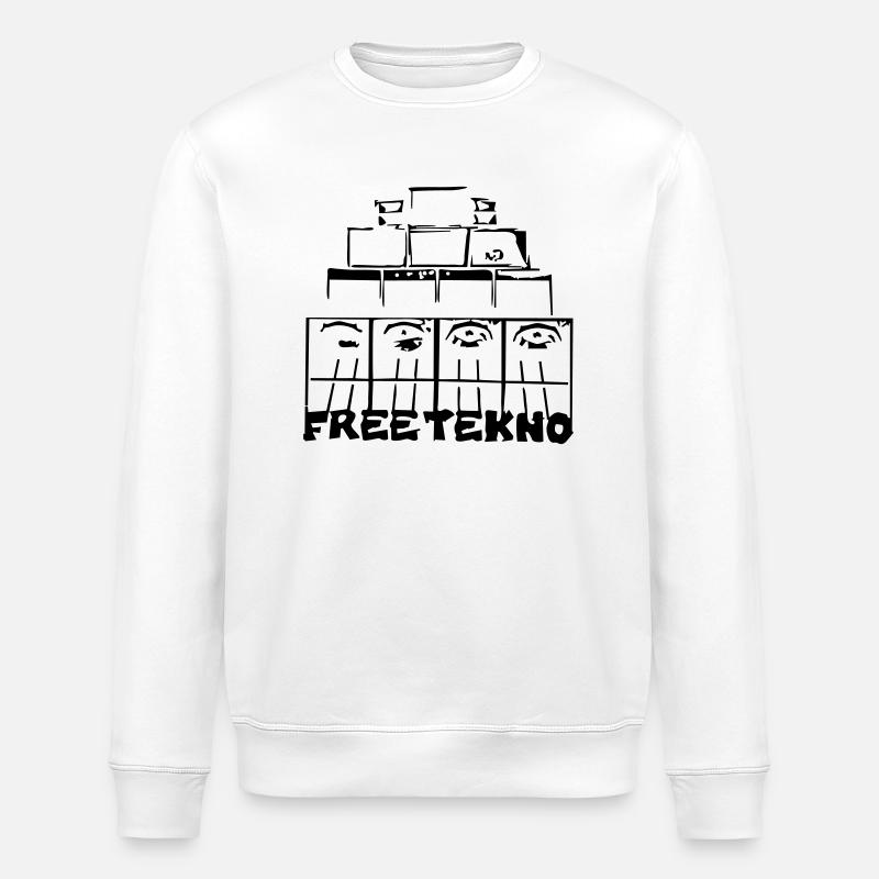 free tekno sound system - Sweat bio ROLLER Stanley/Stella Unisexe - blanc