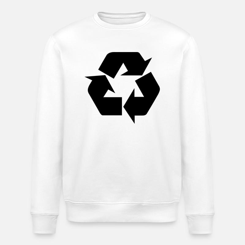 Recycler - Stanley/Stella ROLLER Unisex Organic Sweatshirt - white