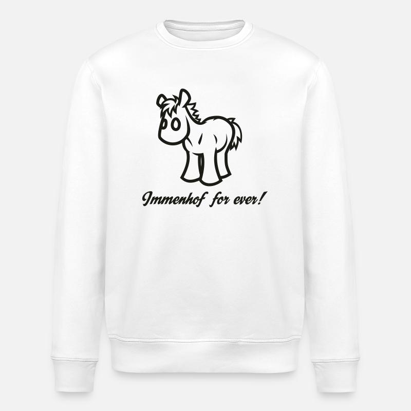 Immenhof for ever! - Stanley/Stella Unisex Bio-Sweatshirt ROLLER - Weiß