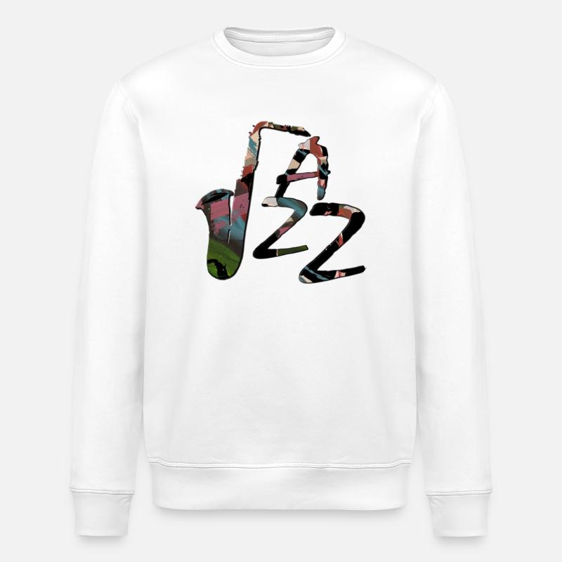 JAZZ - Sweat bio ROLLER Stanley/Stella Unisexe - blanc