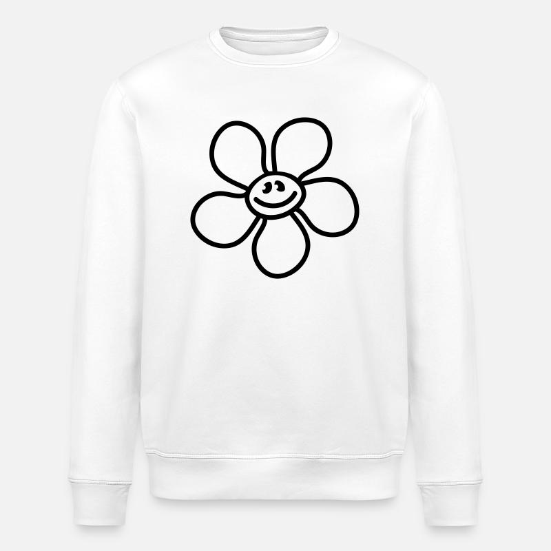 flowerinchen_1c - Sweat bio ROLLER Stanley/Stella Unisexe - blanc