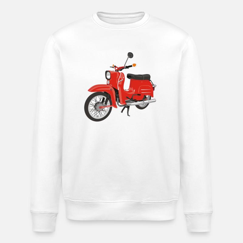 Simson Schwalbe - Stanley/Stella ROLLER Unisex Organic Sweatshirt - white