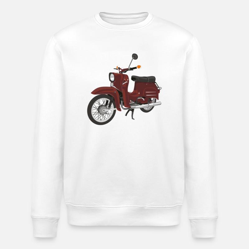 Simson Schwalbe - Stanley/Stella ROLLER Unisex Organic Sweatshirt - white
