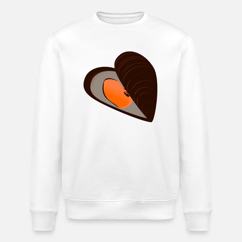 mussel56 - Stanley/Stella ROLLER Unisex Organic Sweatshirt - white