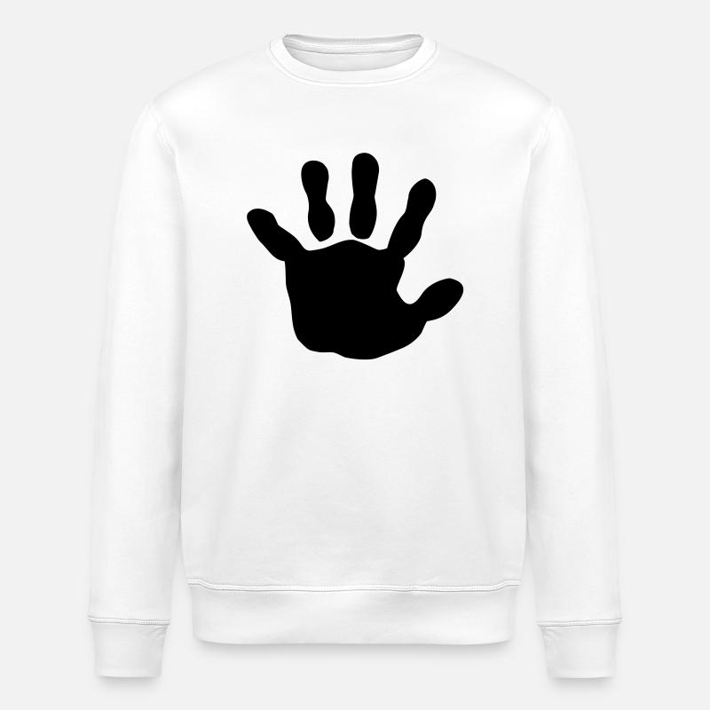 Bébé main - Sweat bio ROLLER Stanley/Stella Unisexe - blanc