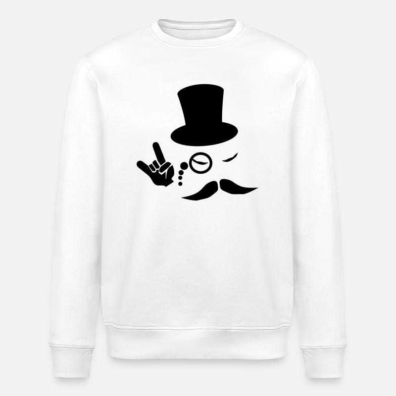 sir rock - Sweat bio ROLLER Stanley/Stella Unisexe - blanc