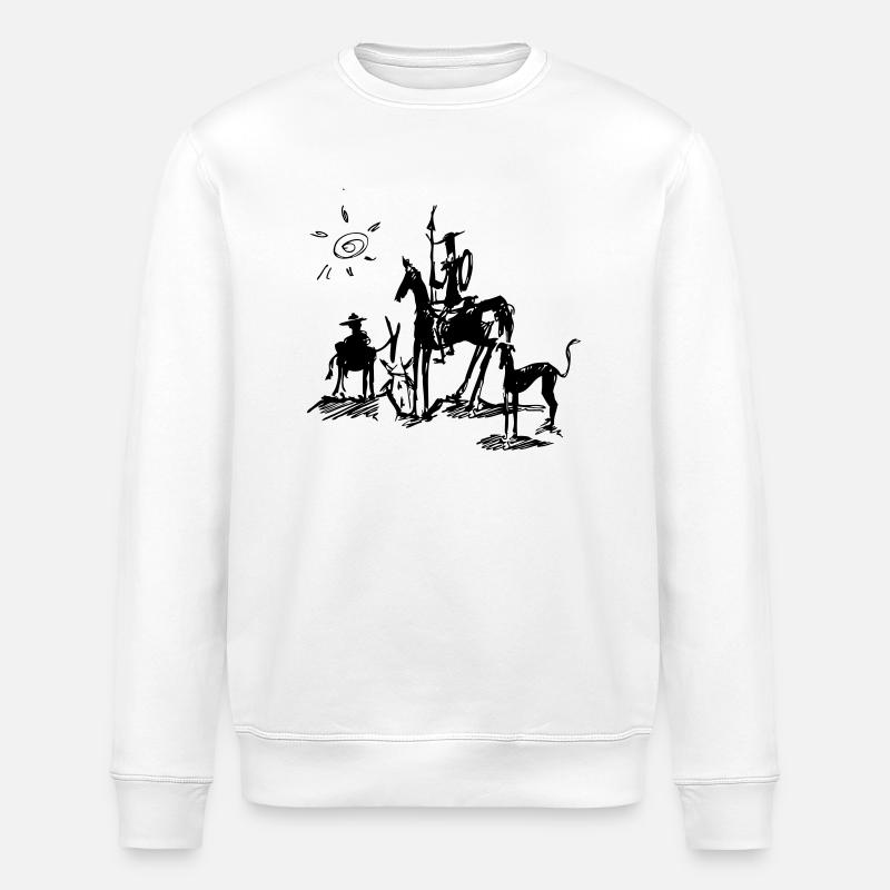 don quixote - Stanley/Stella Unisex Bio-Sweatshirt ROLLER - Weiß