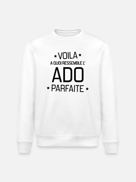 adolescent / enfant / ado / adolescente - Sweat bio ROLLER Stanley/Stella Unisexe - blanc