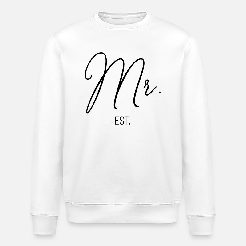 mr_est - Stanley/Stella Unisex Bio-Sweatshirt ROLLER - Weiß