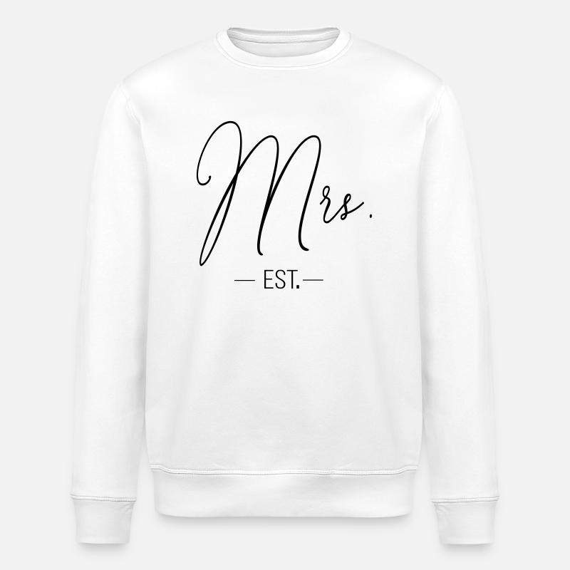 mrs_est - Stanley/Stella ROLLER Unisex Organic Sweatshirt - white