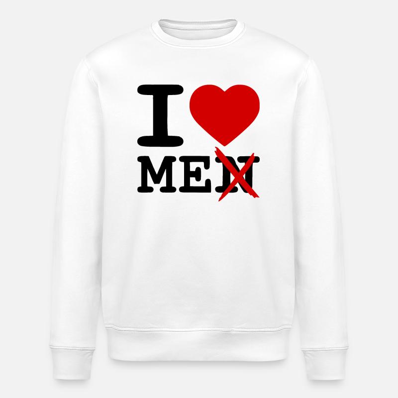 I love me - Stanley/Stella Unisex Bio-Sweatshirt ROLLER - Weiß