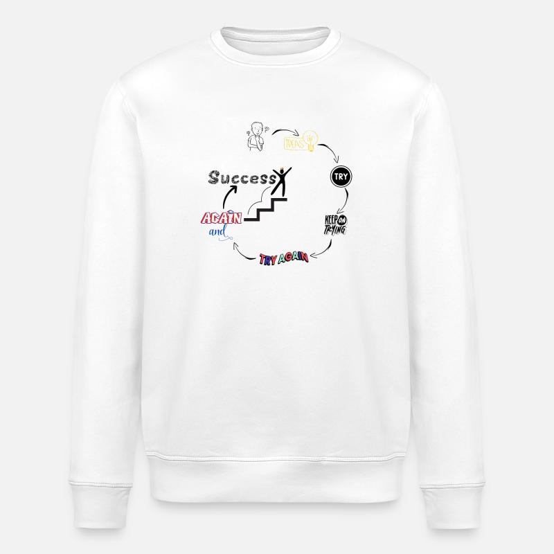 Mach es erfolgreich - Stanley/Stella Unisex Bio-Sweatshirt ROLLER - Weiß