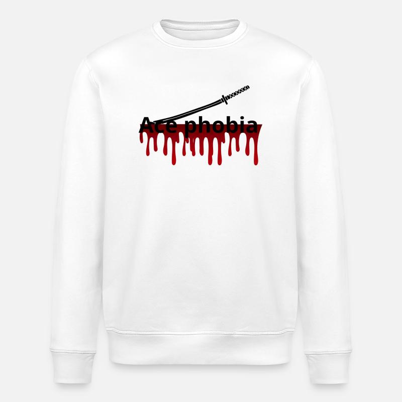 Ace phobia - Sweat bio ROLLER Stanley/Stella Unisexe - blanc